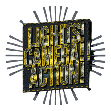 Lights Camera Action Typography (1)