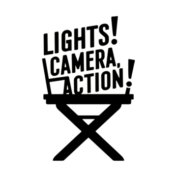 Lights Camera Action Typography (101)