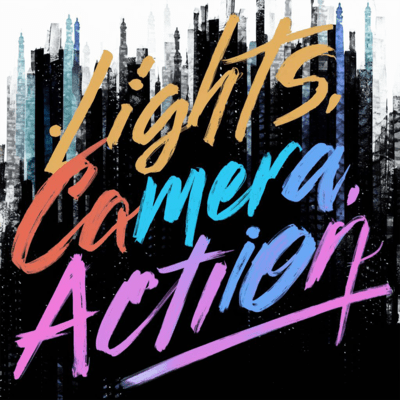 Lights Camera Action Typography (108)