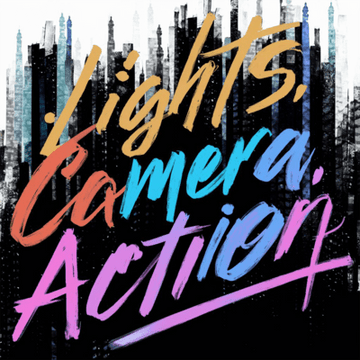 Lights Camera Action Typography (108)