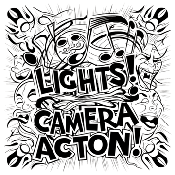 Lights Camera Action Typography (111)