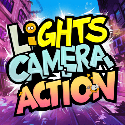 Lights Camera Action Typography (112)