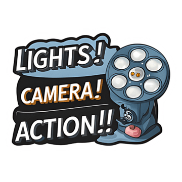 Lights Camera Action Typography (116)