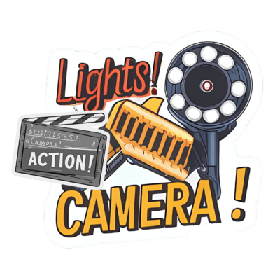 Lights Camera Action Typography (13)