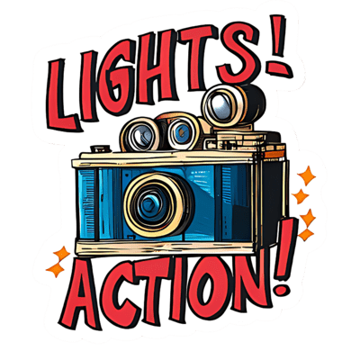 Lights Camera Action Typography (15)