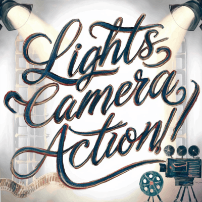 Lights Camera Action Typography (25)