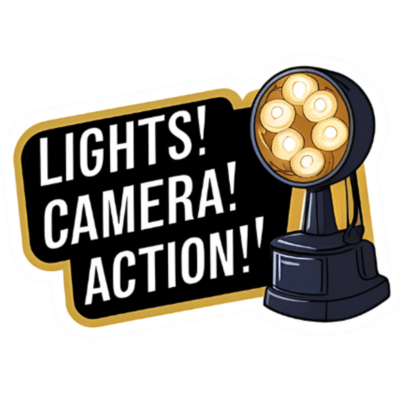 Lights Camera Action Typography (26)