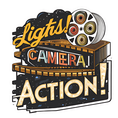 Lights Camera Action Typography (28)