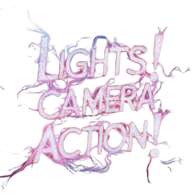 Lights Camera Action Typography (40)