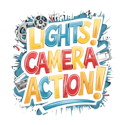 Lights Camera Action Typography (52)