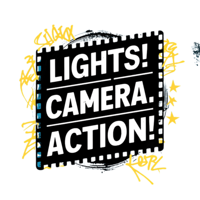 Lights Camera Action Typography (59)