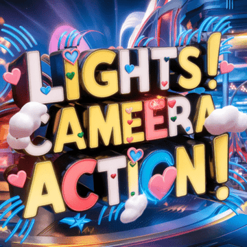 Lights Camera Action Typography (6)