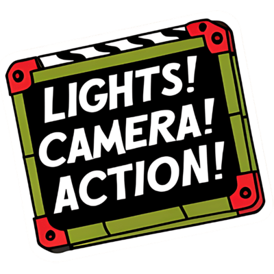 Lights Camera Action Typography (63)