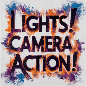 Lights Camera Action Typography (65)