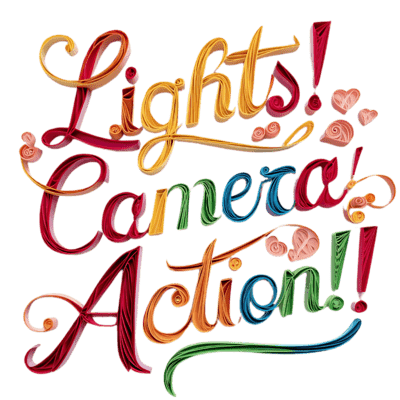 Lights Camera Action Typography (66)