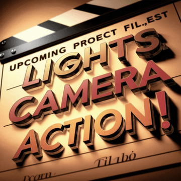 Lights Camera Action Typography (67)