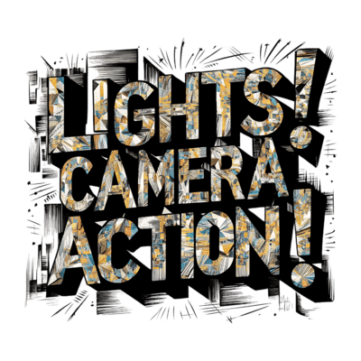 Lights Camera Action Typography (68)