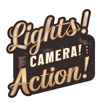 Lights Camera Action Typography (7)