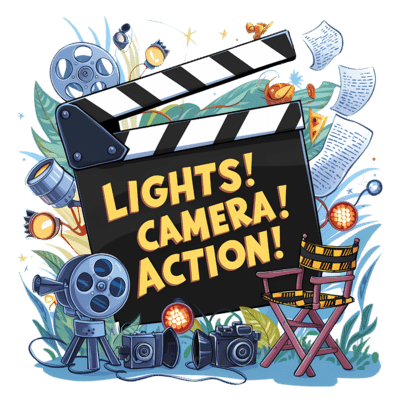 Lights Camera Action Typography (71)