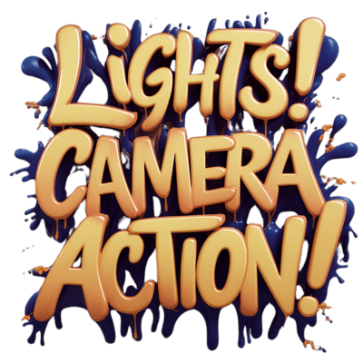 Lights Camera Action Typography (81)