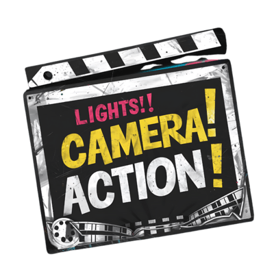 Lights Camera Action Typography (84)