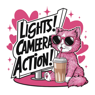 Lights Camera Action Typography (88)