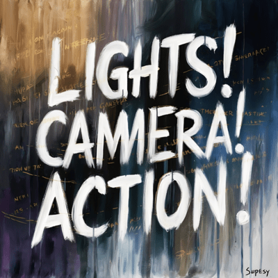 Lights Camera Action Typography (90)