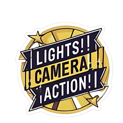 Lights Camera Action Typography (96)