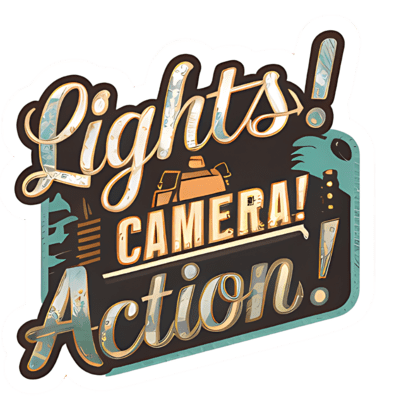 Lights Camera Action Typography (97)