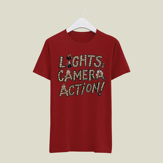Lights Camera Action T-Shirt T-LCA22