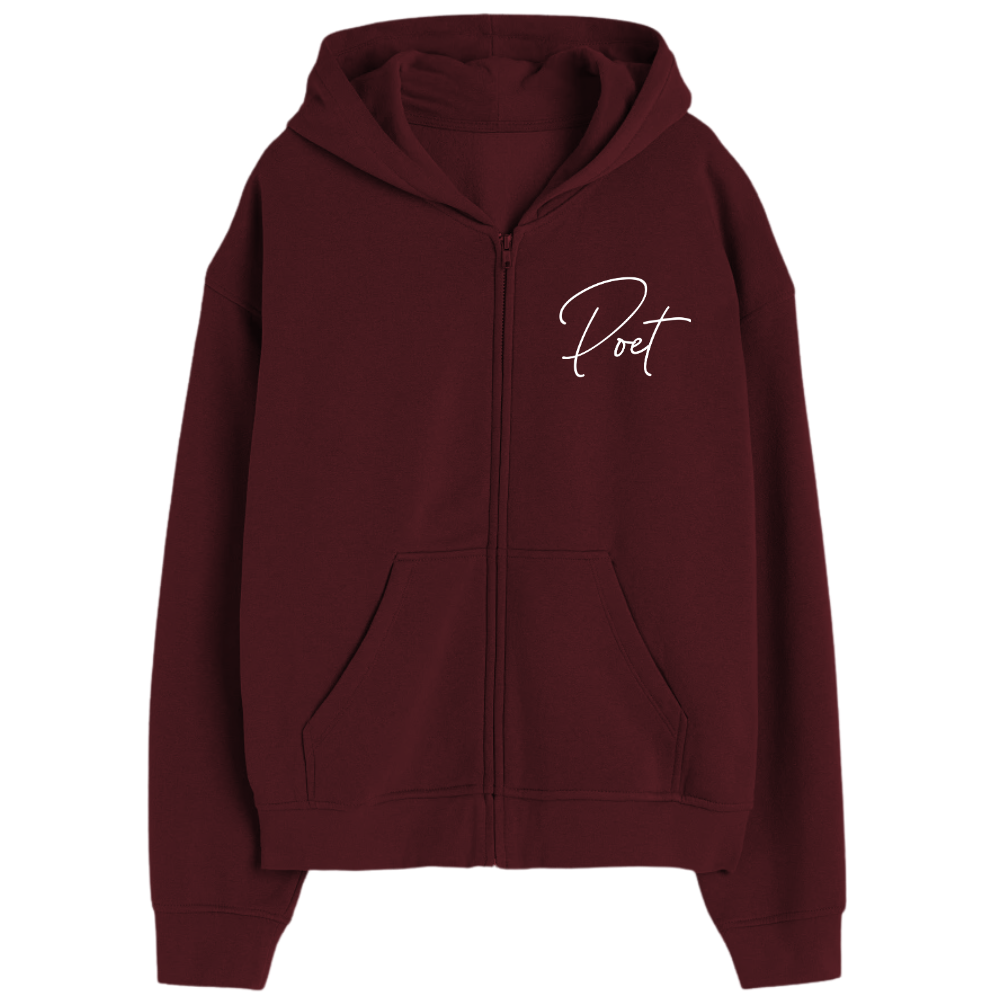 Poet Zipper Hoodie Desichalchitra